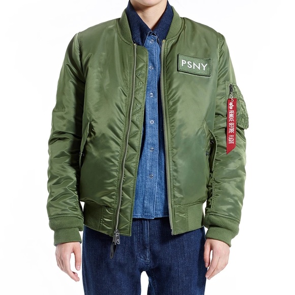 {{alpha industries x public school}} MA-1 Reversible Flight Jacket - Picture 1 of 9